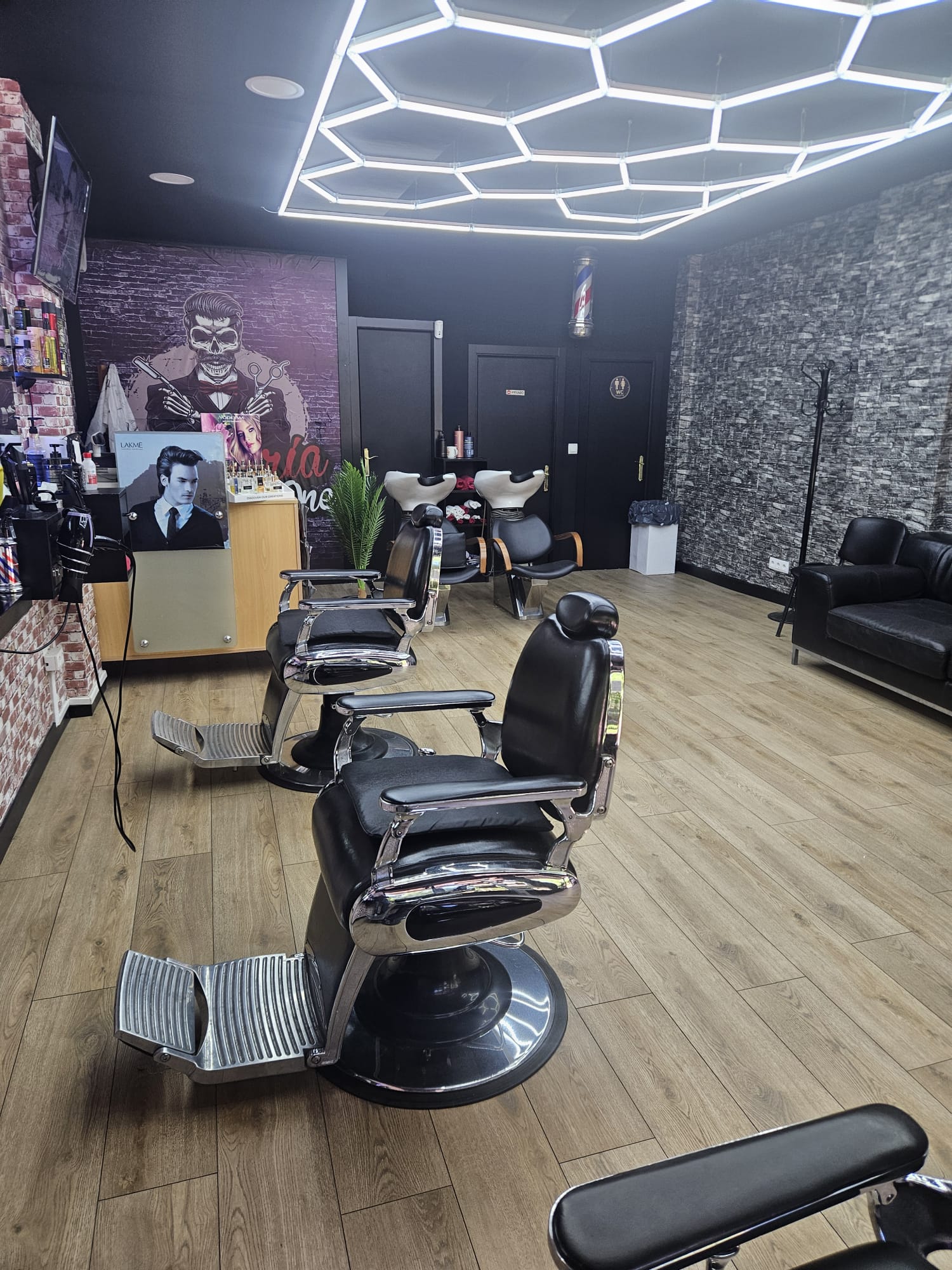Detalle de corte de pelo