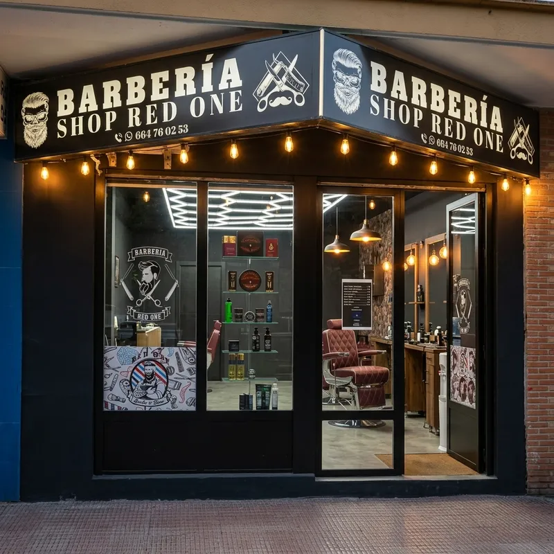 Silla de Barbería - Barber Shop Red One